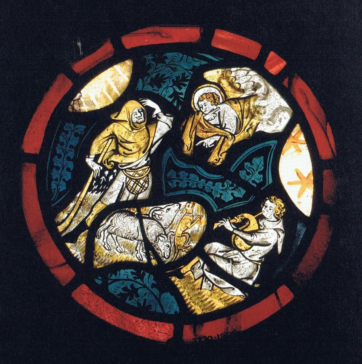Figure 17: The stained glass in Henry Vaughan’s home was particularly notable and included this English piece, ‘Annunciation to the Shepherd’, 1340-5, bequeathed by Henry Vaughan to the Victoria and Albert Museum.